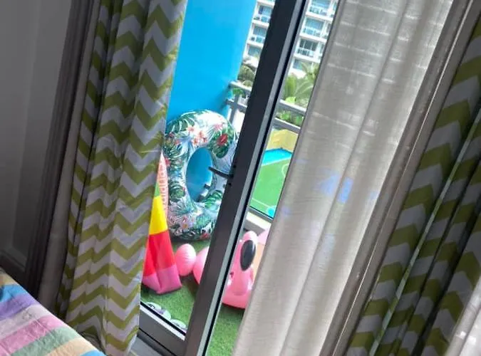 Chic Staycation At Azure With Pool View Fully Furnished